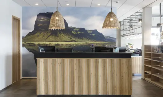 Reception at Fosshotel Núpar