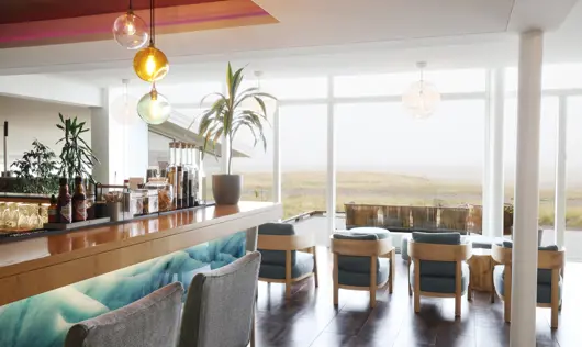 Fosshotel Vatnajökull Bar area