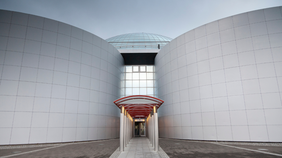 Entrance of Perlan in Reykjavík